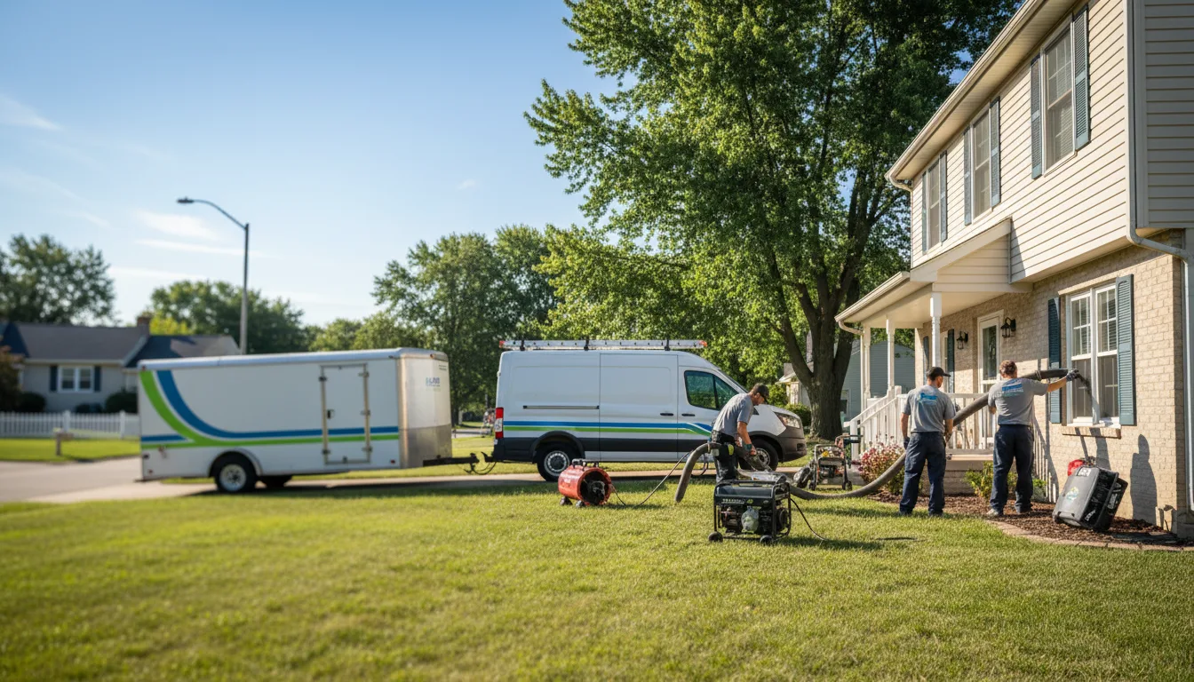 Flooded Basement Restoration And Cleanup With Repair in Thayer, KS near me